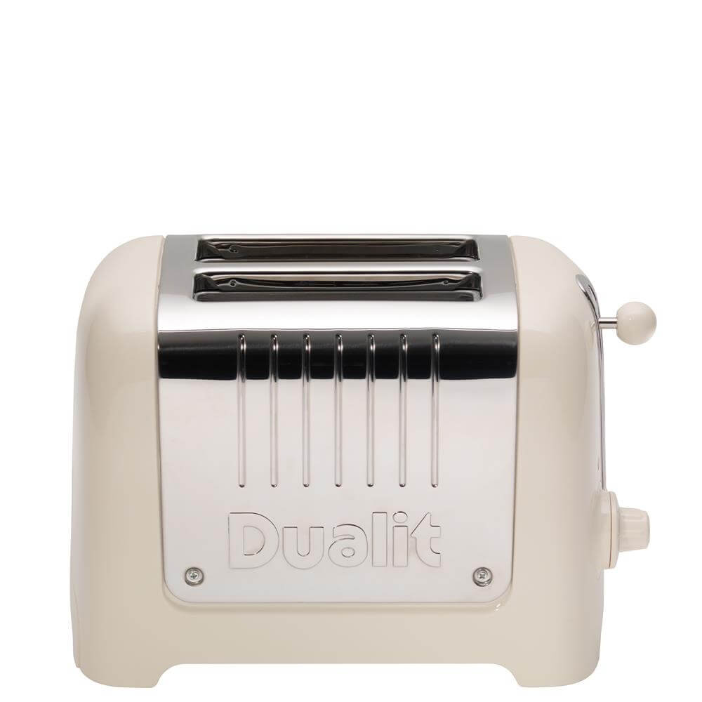 Dualit Lite 2 Slice Toaster Canvas White
